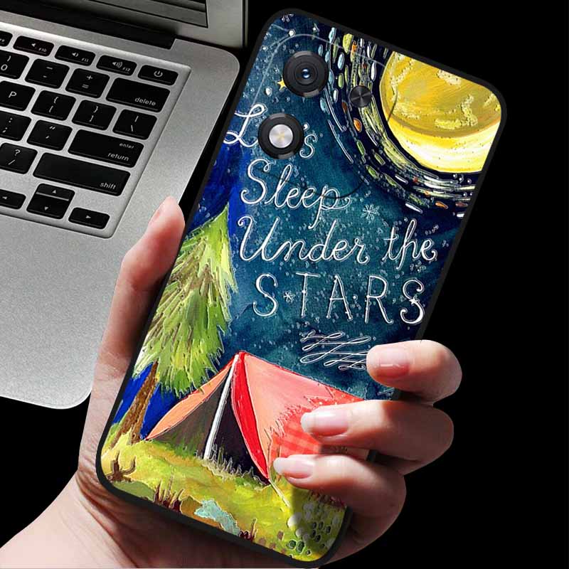 For Honor X70i 5G ABR-AN00 3D Relief Flower Emboss Soft Silicone Back Cover For Honor X70i X70i 5G Relief Emboss Case Honor X70i