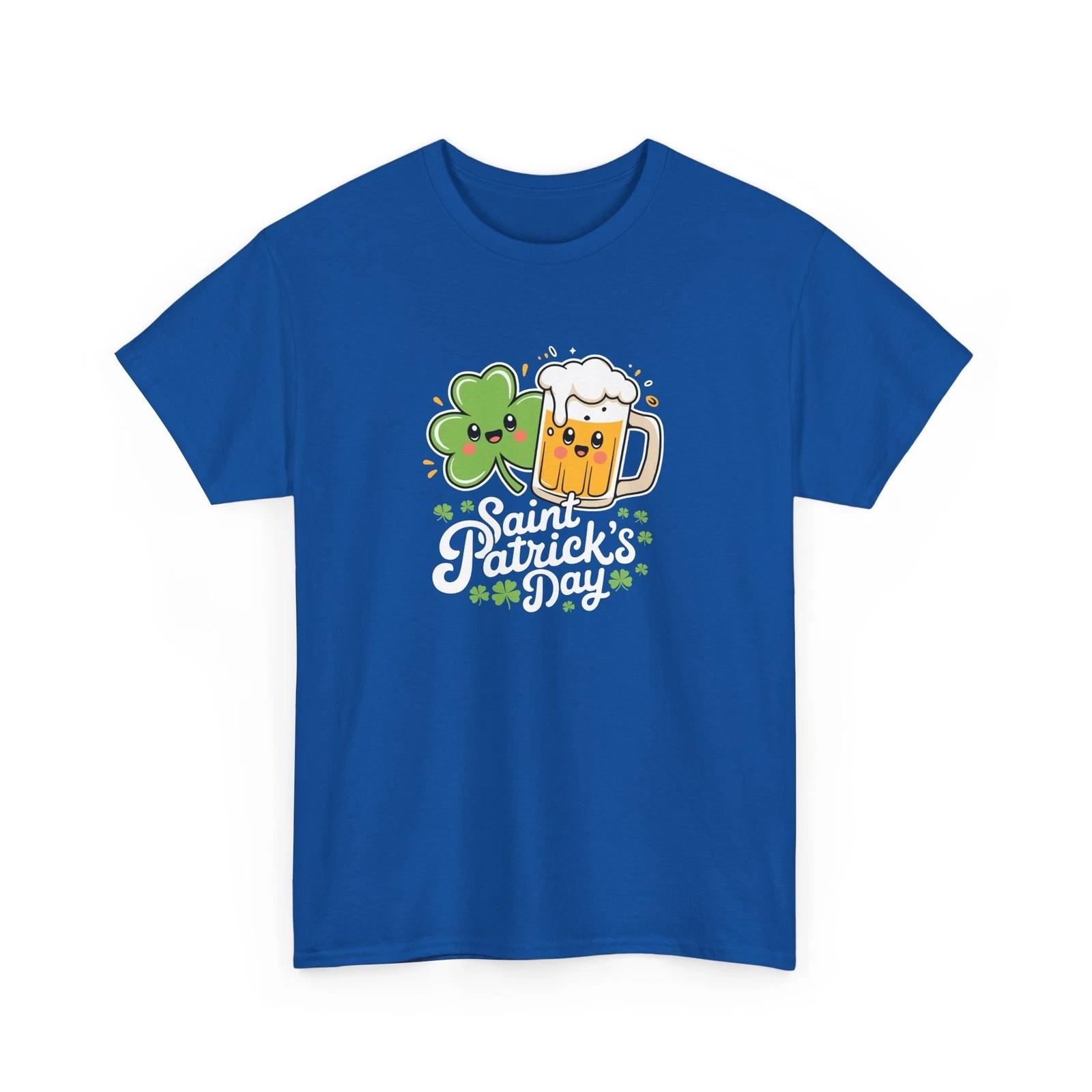 

Beer Drinking T-Shirt | Funny Beer Shirt | St-Patricks Day Beer Clover T-Shirt XL