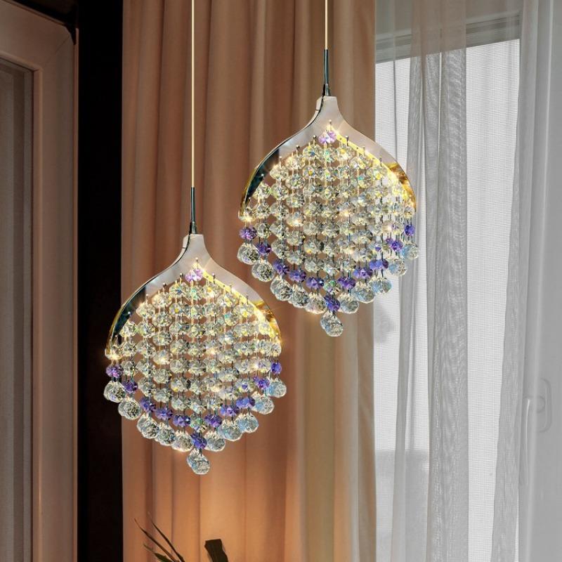 Modern Style Crystal Bedroom Bedside Chandelier