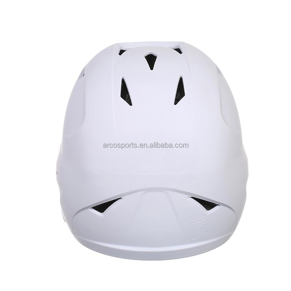 Professional Customized Single Ear Two Tone Matt Baseball Softball Helmet Standard Safety Protective Baseball Batting Helmet