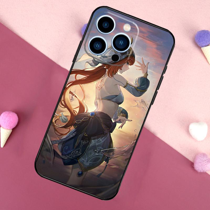 Genshin Impact Nilou Phone Case For iPhone 17 Pro Max 17 Air 16E 13 12 Mini 14 15 Plus 11 16 Pro Max Back Cover