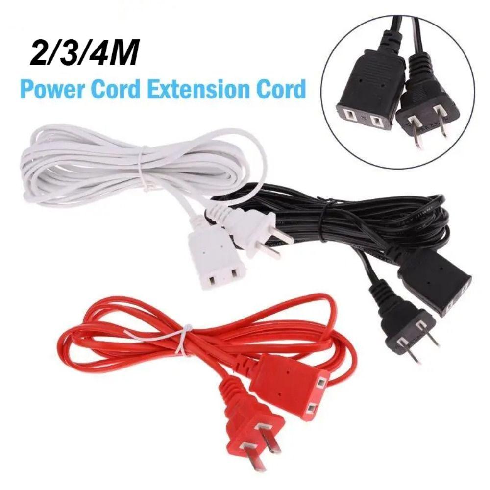 Two-pin AC Power Cord 2/3/5m EU Type Adapter New Wire