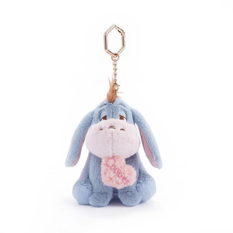 Classic Popular Anime Official Winnie The Pooh Piglet Roo Plush Doll KeychainPendant Bag Charm Childrens Christmas Birthday Gift