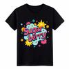 Colorful Sugar Berry Cartoon Burst Casual Graphic T-Shirt for Men Women