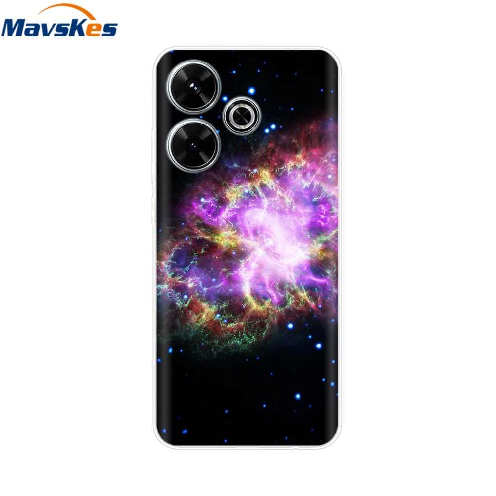 Case for Xiaomi Poco M6 4G Capa For Funda de teléfono Redmi 13 4G Back Cover For Etui Xiaomi Redmi 13 PocoM6 4G Phone Coque Para