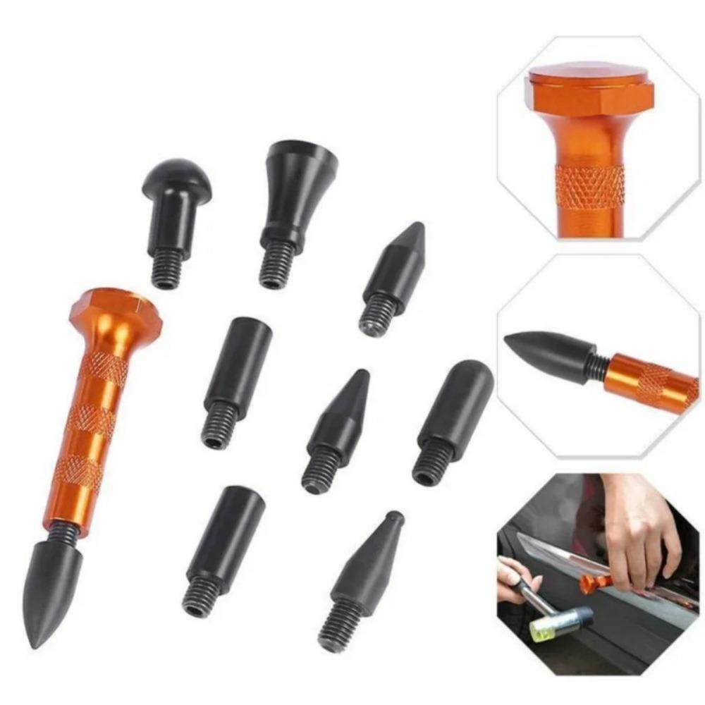 HotCar Dent Removal Tool Rubber Hammer Striking Tool Hail Dent Removal Tool Body Unpainted Dent Repair Kit Rea