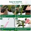 Automatic Plant Watering Bulbs Self Watering Pink Tulip Design Water Feeder Globes for Indoor Outdoor Plants Drip Irrigation