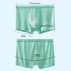Langsha Men's Plus Size Ice Silk Mesh Boxer Briefs