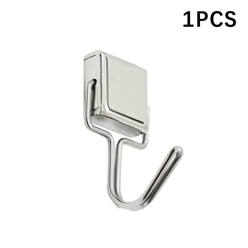 Strong magnetic square hook multi-purpose storage hook household kitchen bar storage hook key storage hook bathroom hanger