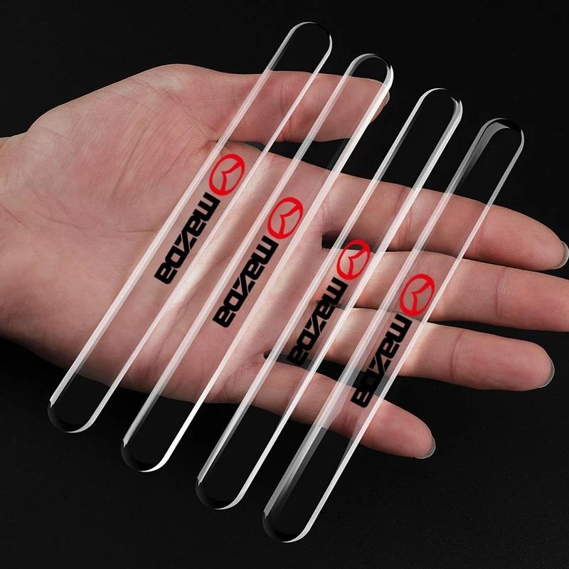 Car Transparent Door Handle Cup Anti-scratch Anti-collision Protector For Mazda 2 3 6 CX5 CX30 CX50 CX4 MX5 CX8 CX7 CX9 CX3 BT50 FF20