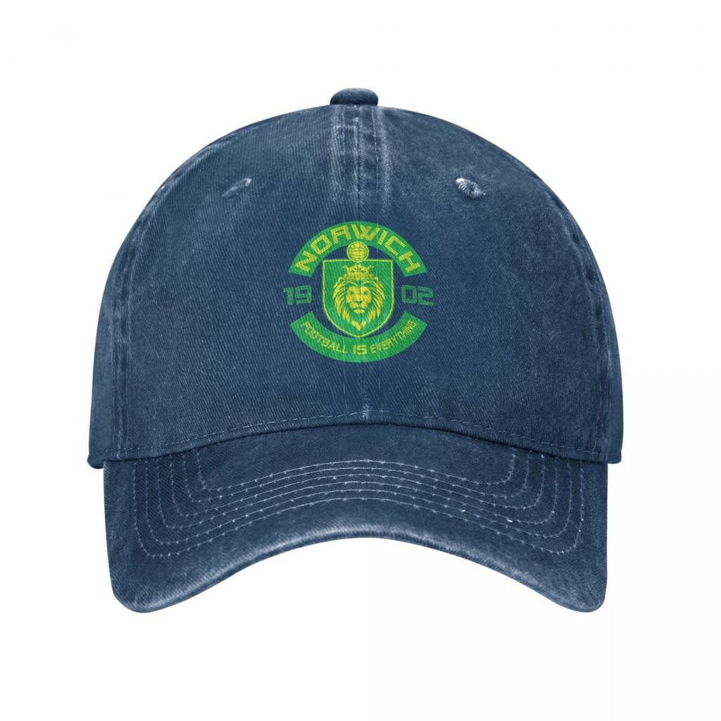 El Fútbol lo es Todo Ciudad de Norwich Equipo Gorra de Béisbol Retro gorra de diseñador Sombrero Unisex Suave Sombrero de Bola Salvaje Sombrero de té Unisexs Mujeres