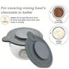 Stand Mixer Bowl Lid Mixing Bowl Lid Kitchen Mixer Accessory Kitchen Appliances Parts Perfect for 4.5QT-5QT Stand Mixers