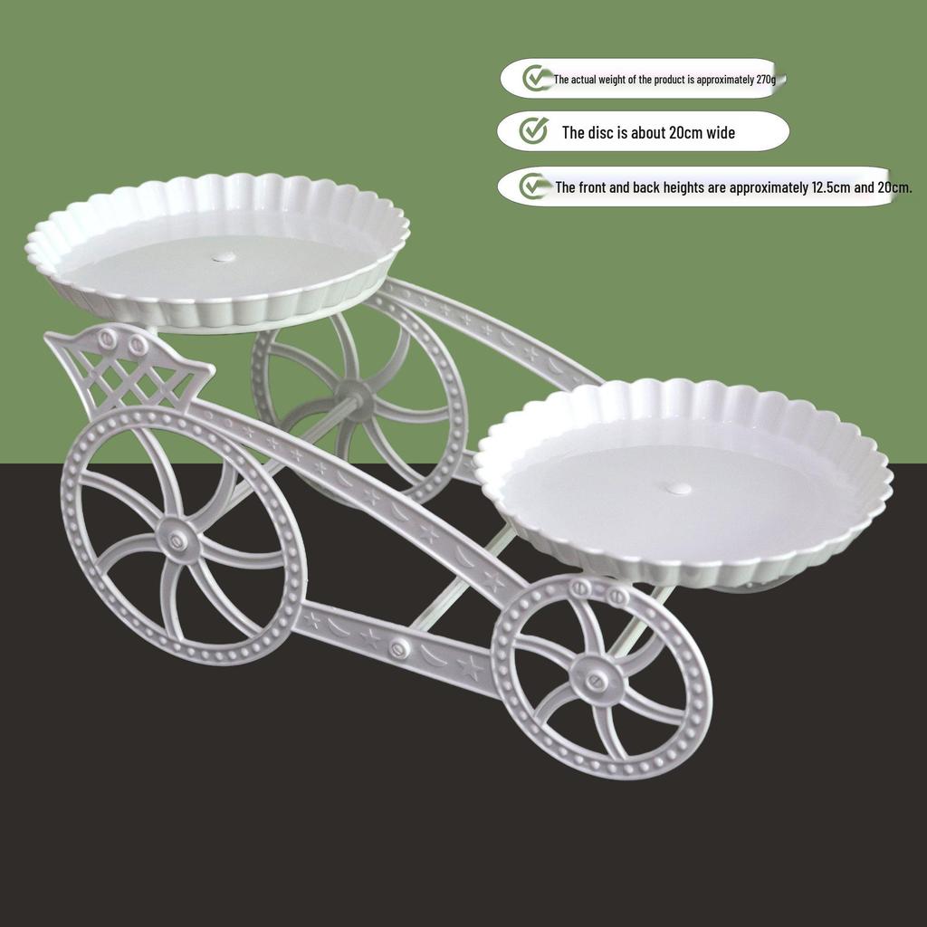 High-End Plastic Dessert Stand for Snack Display and Storage - Ideal for Weddings and Christmas
