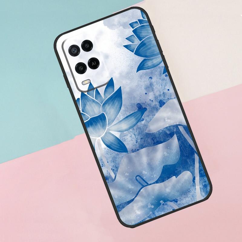 Lotus Flower For Oppo A18 A38 A78 A98 A96 A58 A17 A77 A80 A40 A60 A16 A76 A74 A94 A54 A15 A57S Phone Case