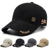 Letter Aro Embroidery Baseball Hat Sun Protection Adjustable Peaked Gift Cap