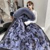 Pie Overcome Female Winter Fox Fur Inner Liner In Long Coat Henin Parka Removable