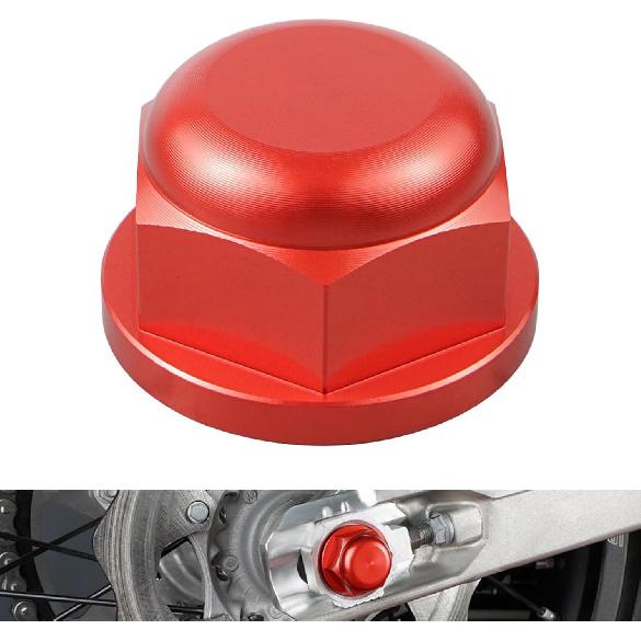 NICECNC M20XP1.5 Rear Axle Nut Aluminum Compatible with Husqvarna 125-450 TC/FC 2014 TC85 2014-2022 125-501 TE/FE 2014-2022,Compatible with Husaberg красный