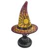 Witch Hat Lamp USB Powered Night Light Resin Witch Hat Light Ornament Bedside Lamp for Living Room Home Bedroom Decoration