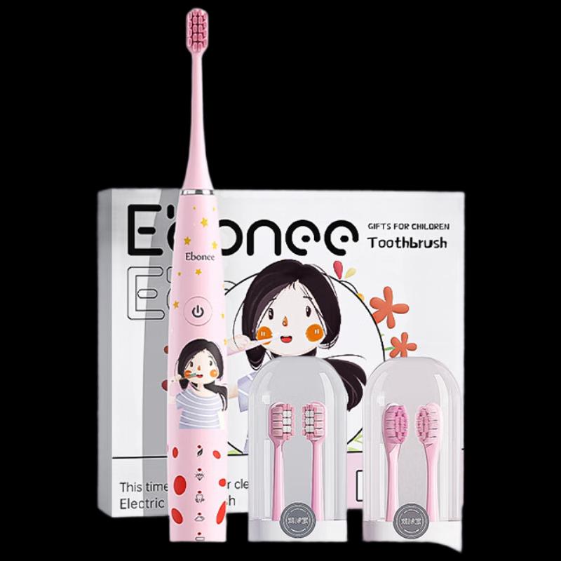 

Ebonee C1S Pink Kids Sonic Electric Toothbrush
