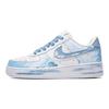 Air Force 1 Cloud Galaxy, Footprint Innovation Skóra Krowia Niskie Buty Skateboardowe Unisex Niebieski CW2288-111(Team726-)