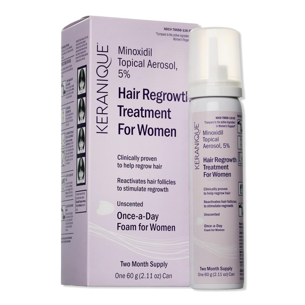 

Keranique Hair Regrowth 5 Миноксидил Пена Для Женщин 60 Дней Поставки 2.11 Унции