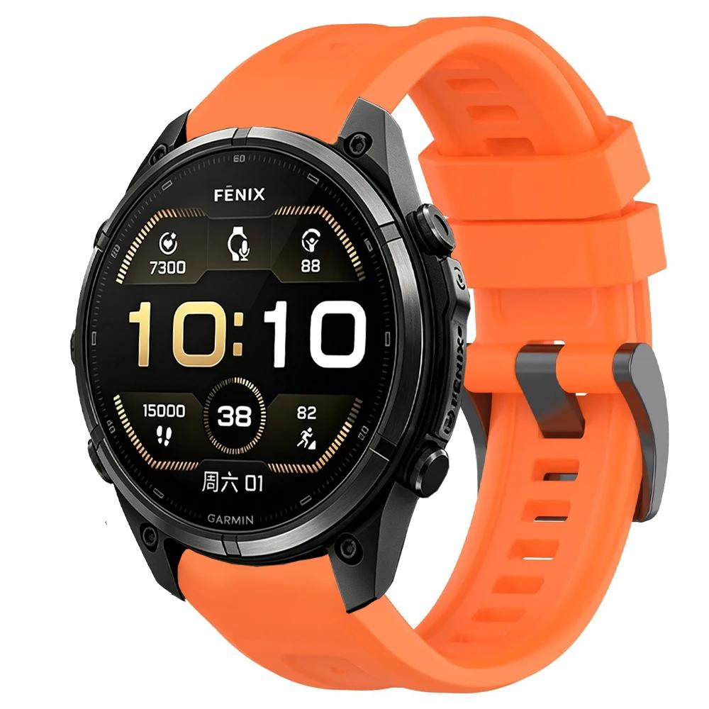 Quick Fit 26mm 22mm 20mm Silicone Band for Garmin Garmin Fenix 9 9 Pro 51mm 47mm 43mm Bracelet Garmin Instinct 3 50mm 45mm Strap