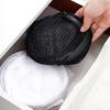 Dirty Clothes Basket Large Capacity Mesh Laundry Basket  BathroomCloth MeshStorage BagFrame Bucket Organizers Storage Pouch