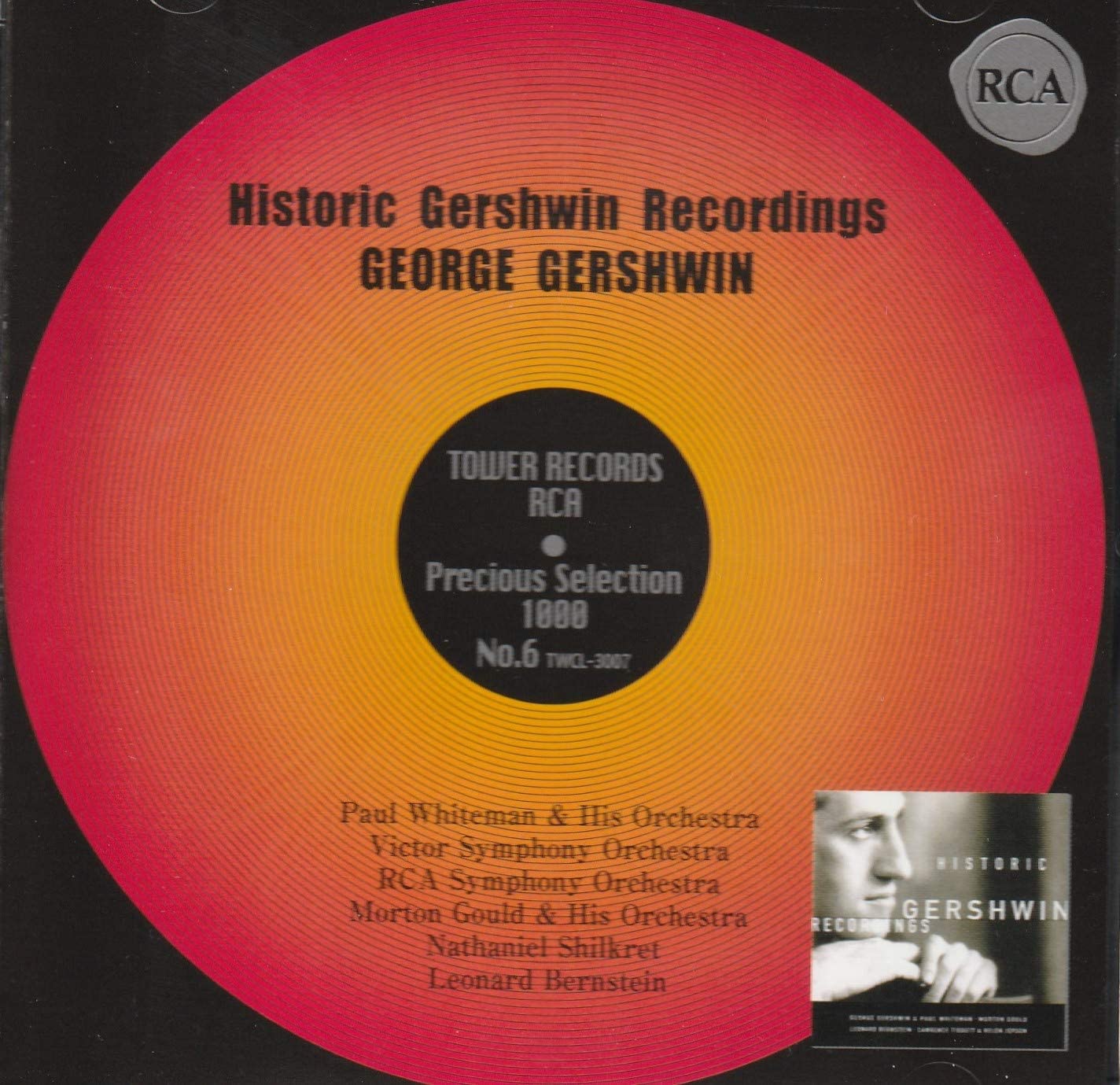 

CD GERSHWIN - Historic Gershwin Recordings TWCL3007 Japan ObiClassical Used