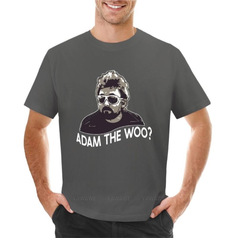 Men Tshirt Adam the Woo TShirt Shirt Korean Fashion Blank T Shirts Aesthetic Clothes T Shirt Men Black Tshirt Men