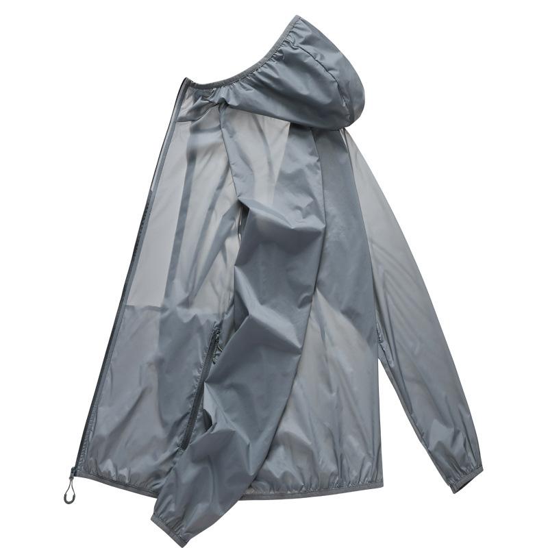 Pocket Quick-Drying Sun Protection Clothing Ultrathin Sunscreen Jacket Windbreaker Cycling Running Camping Breathable Shirt