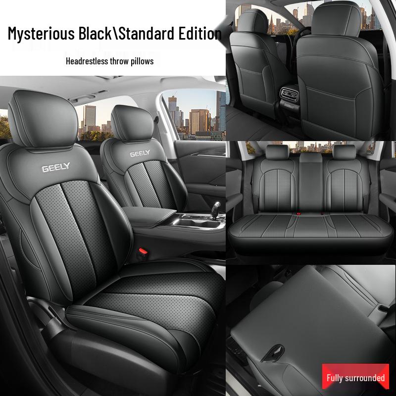 Чехлы на сиденья Geely Emgrand 5-го поколения 2026 г.: Премиальные cushion-пудры с полным покрытием, для всех сезонов. Geely Emgrand 5th Gen