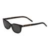 Saint Laurent Logo Design Oval Sunglasses Unisex Sunglasses Dark-Havana-Brown SL-M160/F-002