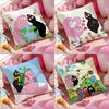 Cute B-Barbapapas Cartoon Cushion Cover Pattern Printed Pillowcase for Living Room Sofa Cushion Cover & Bedroom Decor