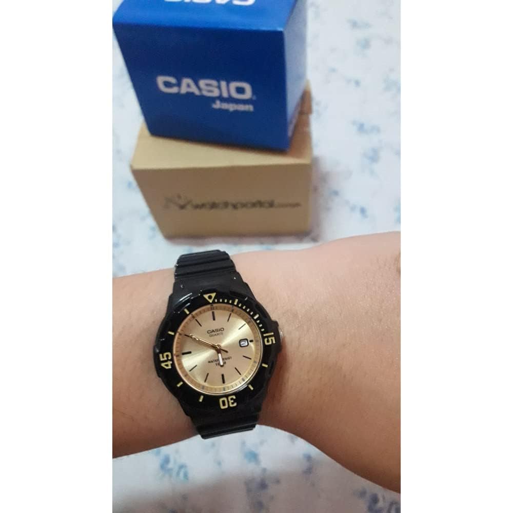 Casio CASIO Watch Quartz Gold Black Women's LRW-200H-9E