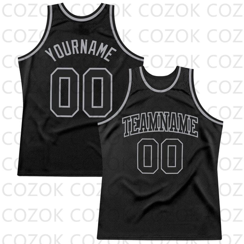 Individuelle schwarze Basketball-Tanktops im Tiffany-Blau-Stil für Herren, personalisiertes Team-Top, Unisex