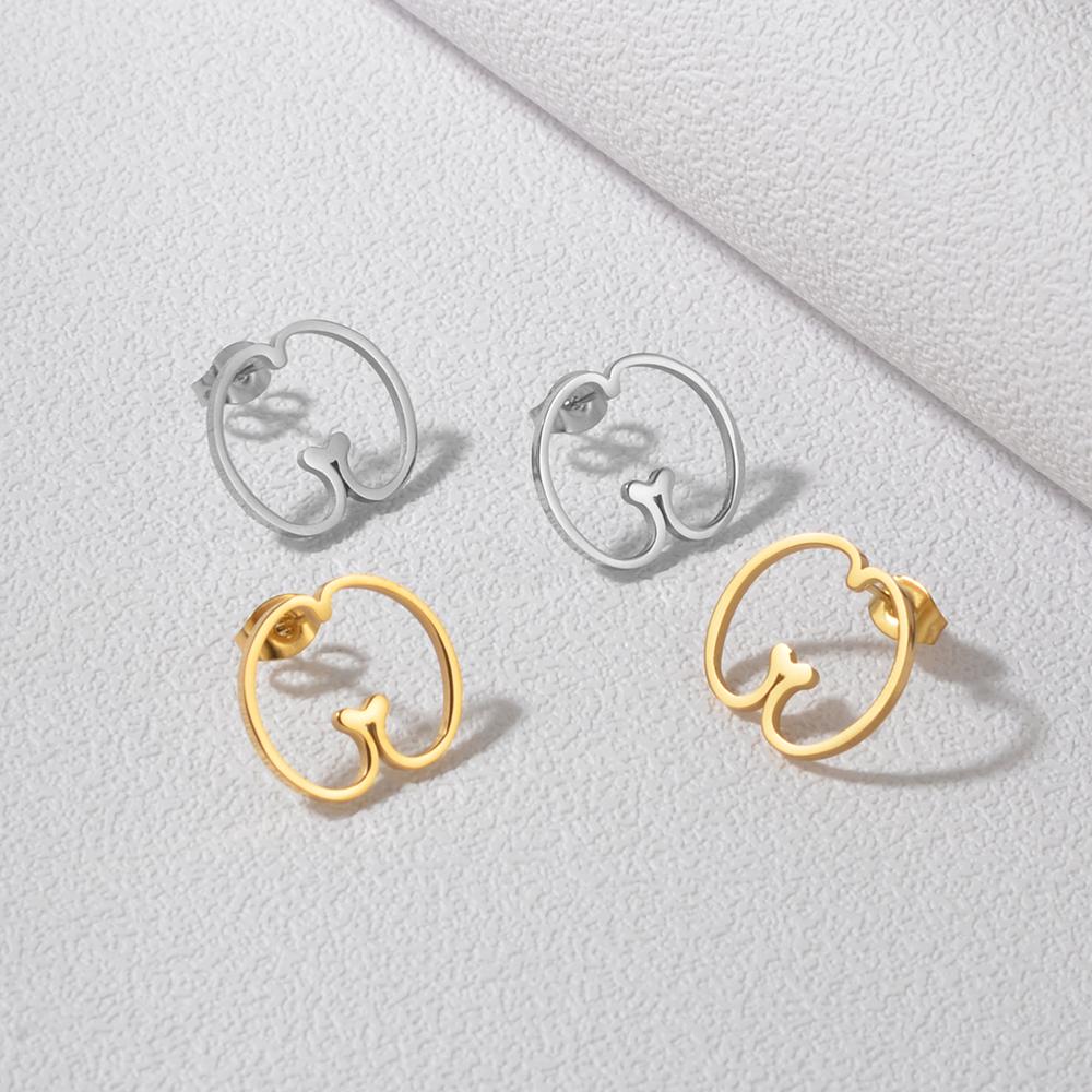 1 Para Kolczyków Wkręcanych z Mapą i Coco De Mer z Seszeli Mahe Praslin Dla Kobiet Dziewczyn Biżuteria Etniczna Ze Stali Nierdzewnej #558562