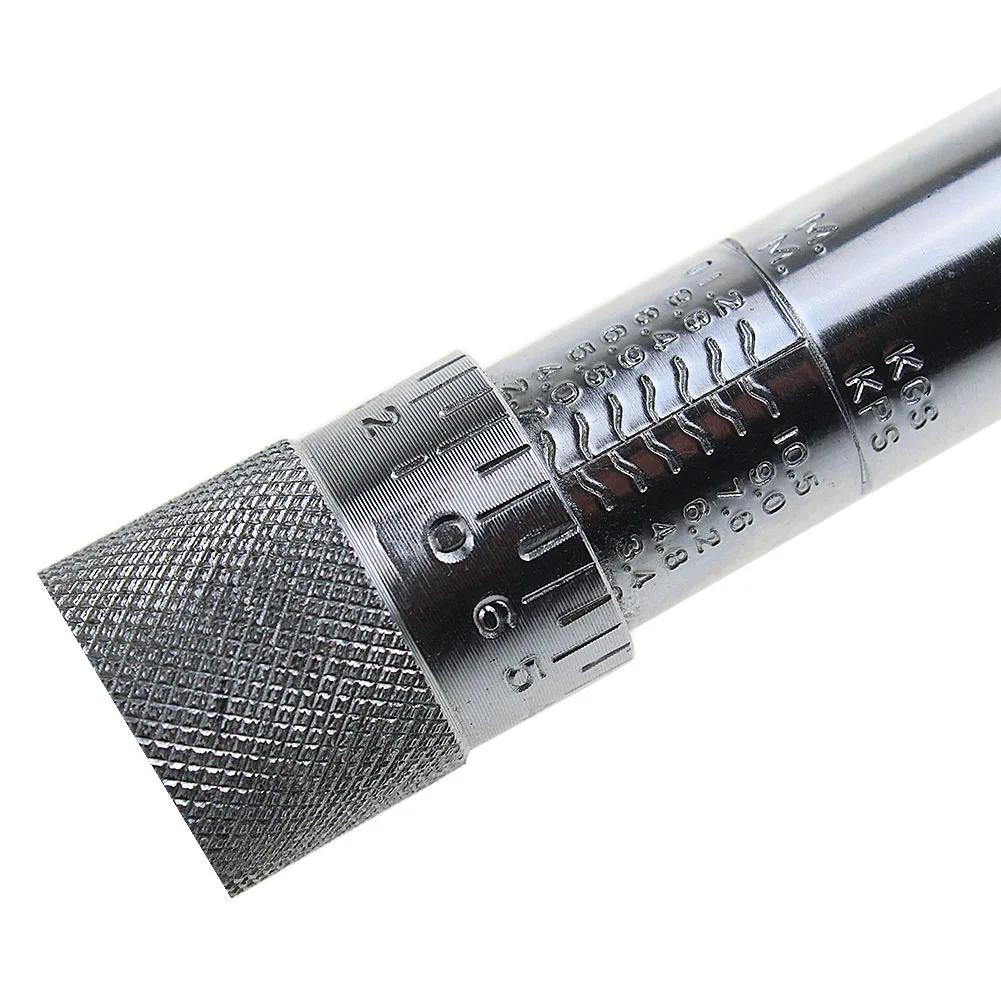 1-teiliger voreingestellter Drehmomentschlüssel 1/4 Zoll 3/8 Zoll Vierkantantrieb 5-25 / 19-110N.m Zweiwege-Präzisionsratschenschlüssel Reparaturschlüssel Schlüsselhandwerkzeuge