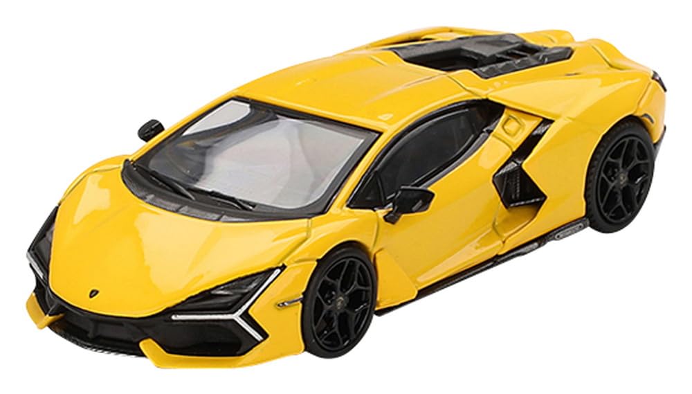 MINI GT Scale Lamborghini Revuelto Giallo Finished Product 1/64 (Right-Hand Drive) MGT00886-R