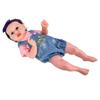 Reborn Girl Doll Lifelike Vinyl 22 Inch Waterproof Weighted Rebirth Baby Doll Toy for 3 Years Old