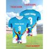 Soccer Jersey For Men's T-shirts V Neck Short Sleeve Sports Uniform Tops