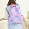 Schoolbag Manufacturers Wholesale New Large-capacity Fashion Junior High School Students Schoolbag Female Gradual Change Color Rainbow Printing
