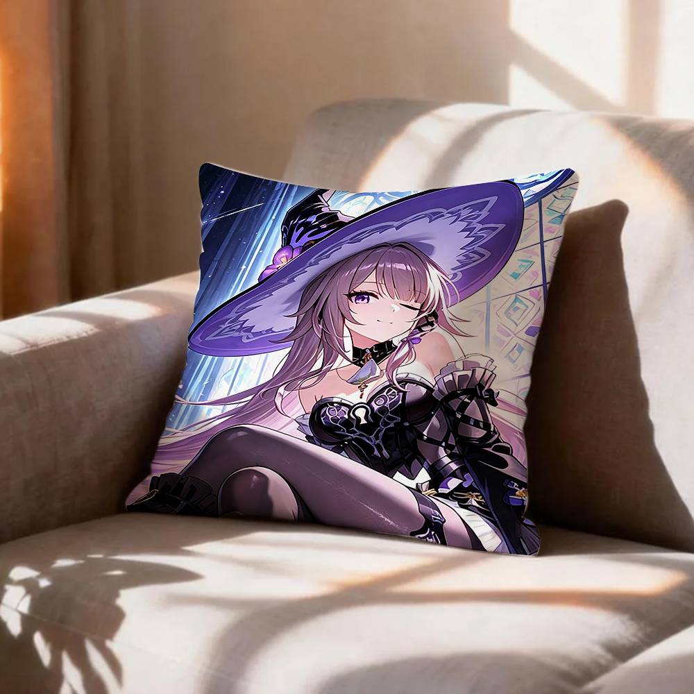 Neverness to Everness JJiuyuan Pillow Case Pattern Printed Pillowcase For Living Room Sofa Cushion Cover