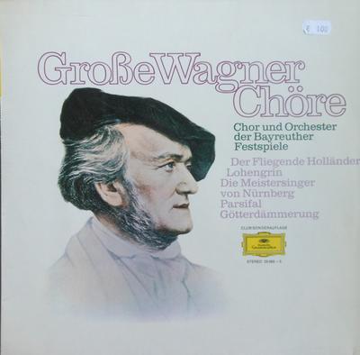 LP Record CHOR DER BAYREUTHER FESTSPIELE UND  - Große Wagner Chöre 298695 Deutsche Grammo Germany Classical Used