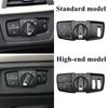 Interruttore Fari Anteriori Auto Pulsante Rotativo Copertura Manopola di Controllo Fari Per BMW Serie 1 2 3 4 F20 F21 F22 F23 F30 F34 F32