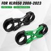 CNC Motorcycle Fork Brace Front Fork Brace Replacement for Kawasaki KLR650 KLR 650 2008-2025 Balance Shock Aluminum Alloy(black)