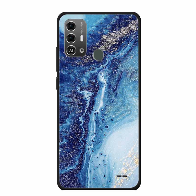 For ZTE Blade A53 Pro Case Luxury Silicone TPU Soft Cover Phone Case ZTE Blade A52 Lite A 52 A 53 Marble Funda Protector Coque