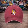 Freddy Mercury Cat Vintage Washed Baseball Cap Unisex Unisexs Duckbill Hat Fun Print Casual Gift Multiple Colors