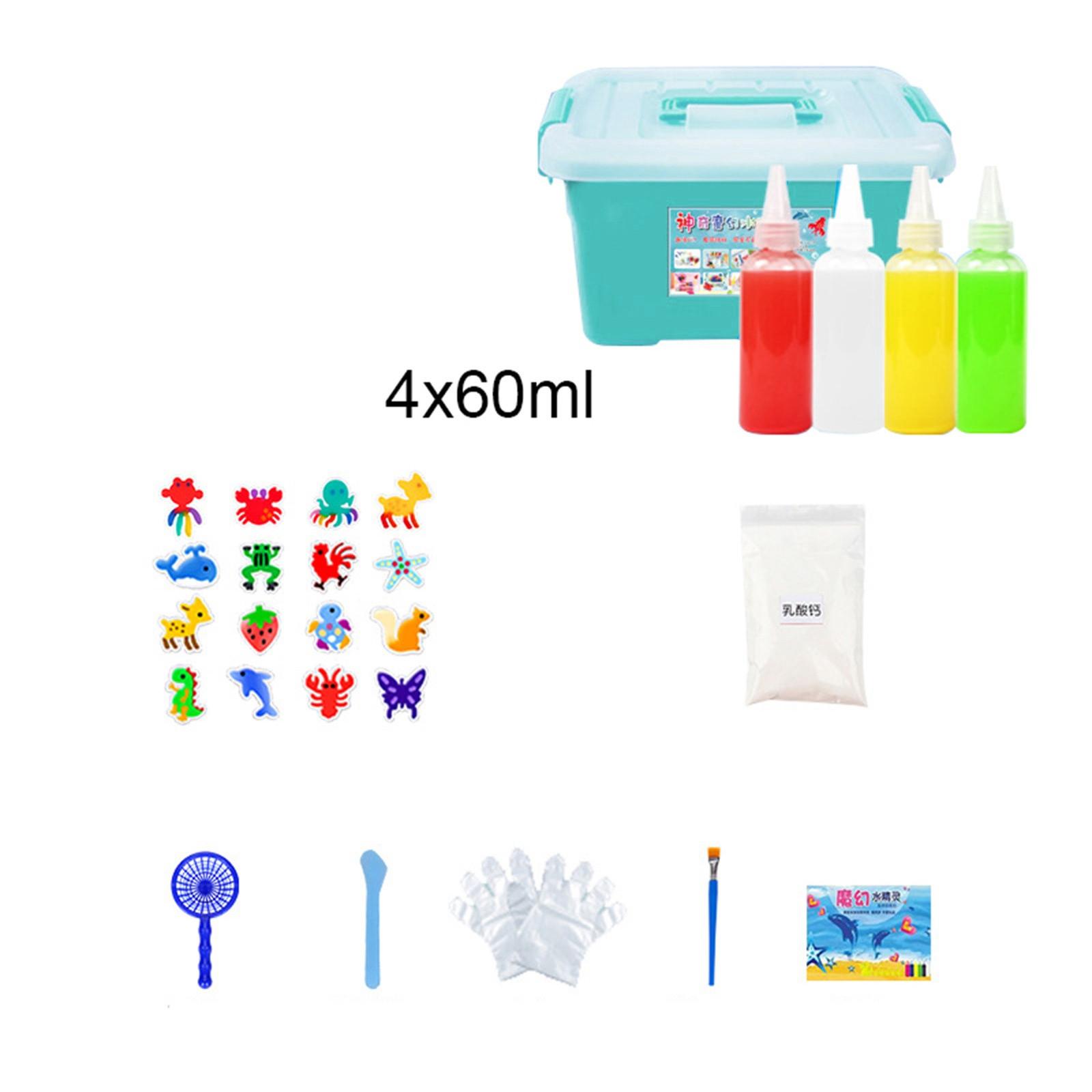 

Детские игрушки Ocean DIY Colloid Toys Набор для самостоятельного изготовления детских игрушек с раствором Детские игрушки Ocean Enlightenment Toys Детские развивающие игрушки 60 мл One Size