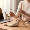 Elegant Lady Incense Holder - Resin Figurine Incense Stick Burner for Home Decor & Aromatherapy