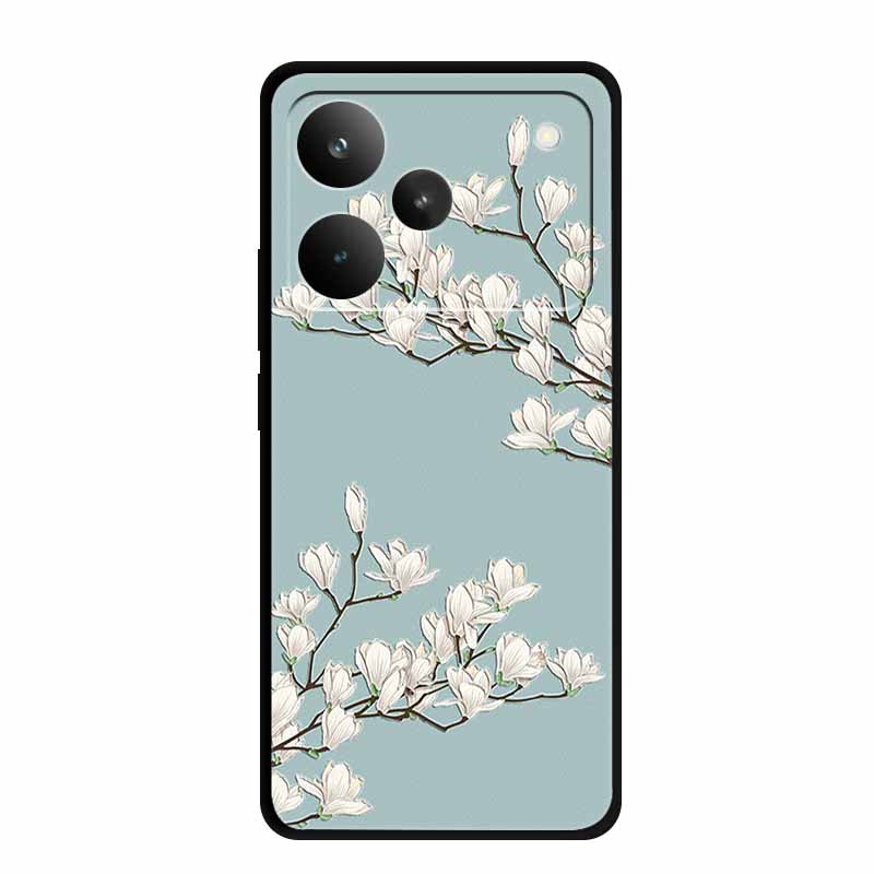 3D Hoesje Voor Realme P4 Pro 5G Telefoonhoesje P4Pro Coque Reliëf Bloemen Siliconen Zachte Achterkant Voor Realme P4 Pro Hoesje P 4 Pro